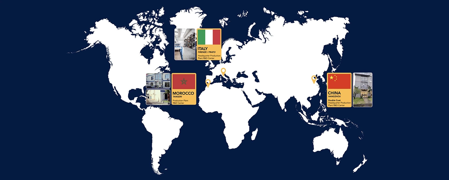 Mappa del mondo con indicatori geografici che rappresentano la presenza internazionale di Voxi Hub